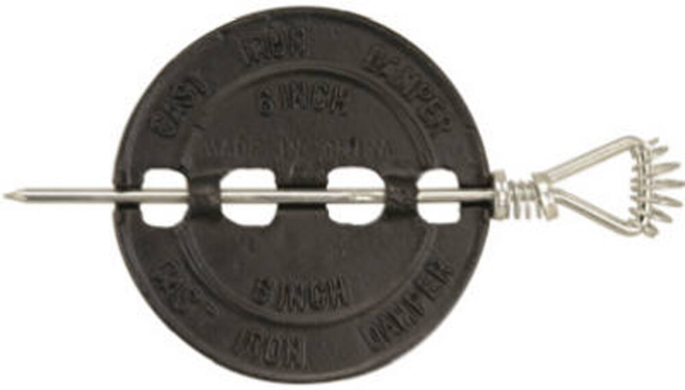 Imperial Cast Iron Stove Pipe Damper - 8 in