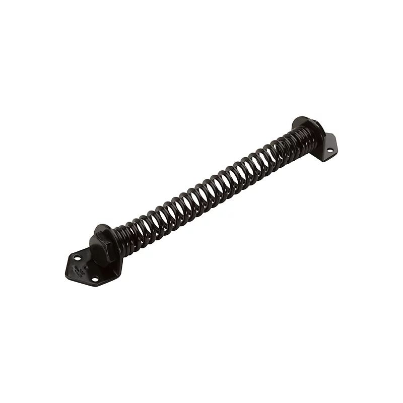 National Hardware Black Door & Gate Spring, 11-In