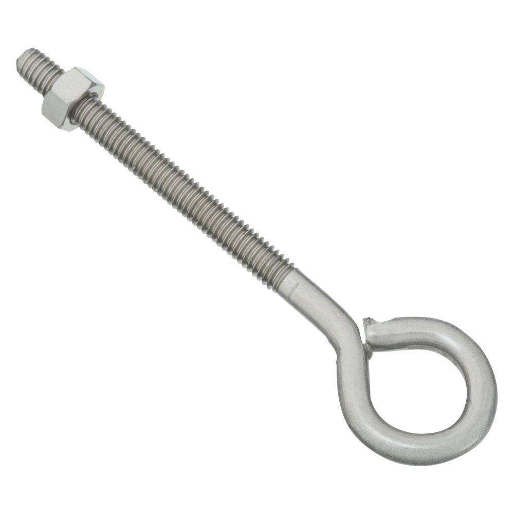 National Hardware Stainless Steel Eye Bolt, 5/16-In x 5-In