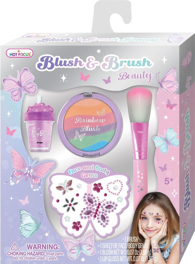 Hot Focus Blush & Brush Beauty Kit