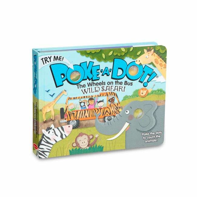 Melissa & Doug Poke-A-Dot: Wheels On The Bus Book - 3+