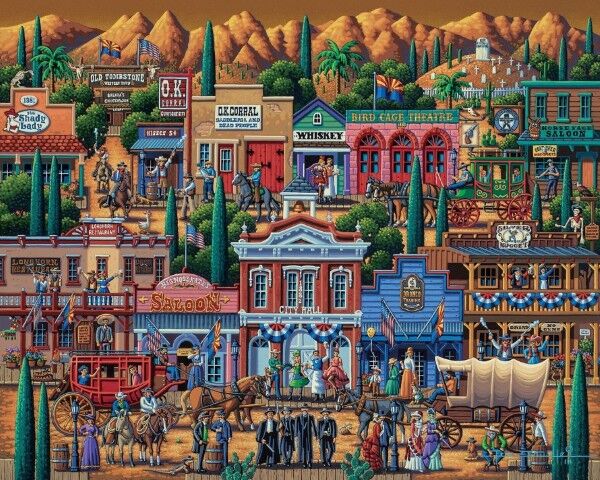 Dowdle Tombstone Personal Puzzle, 210-Pc