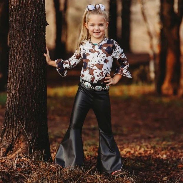 Shea Baby Kids' Leather Bells Pant