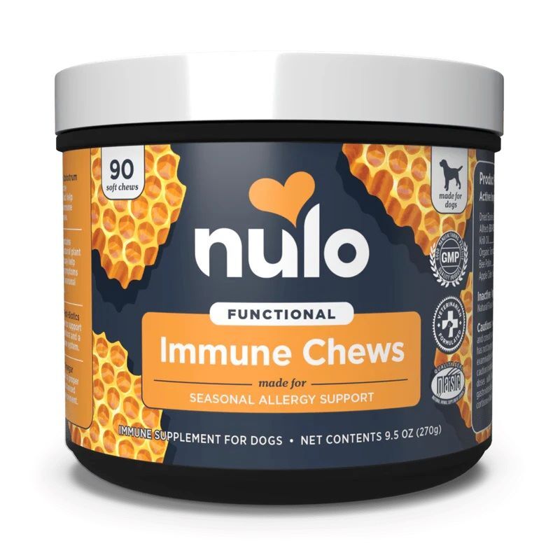 Nulo Immune + Seasonal Allergy Support Soft Chew Supplements for Dogs, 90-Ct