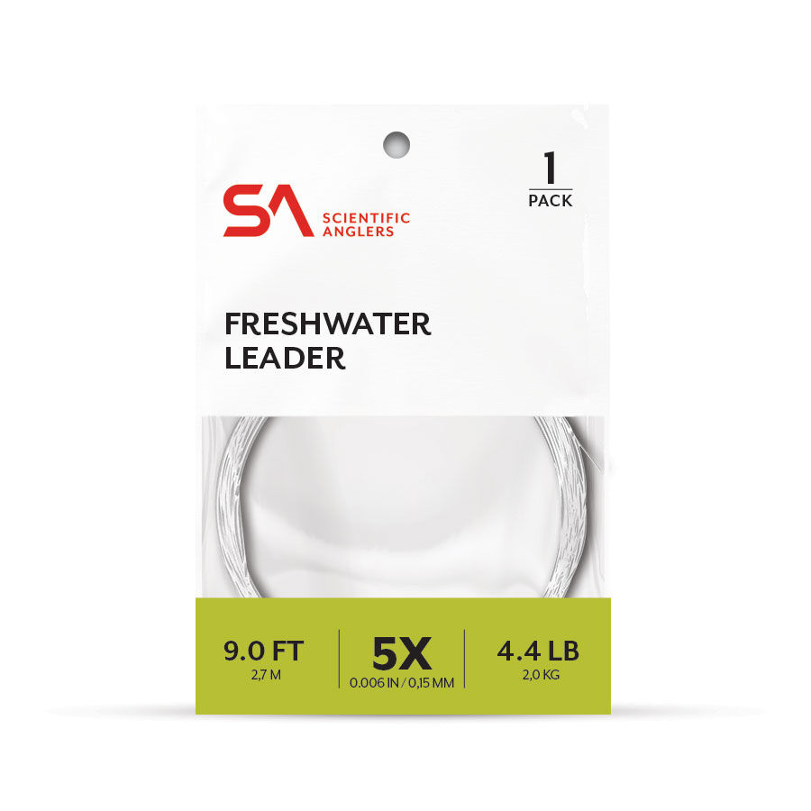 Scientific Anglers Freshwater Trout Leader 3X, 9-Ft