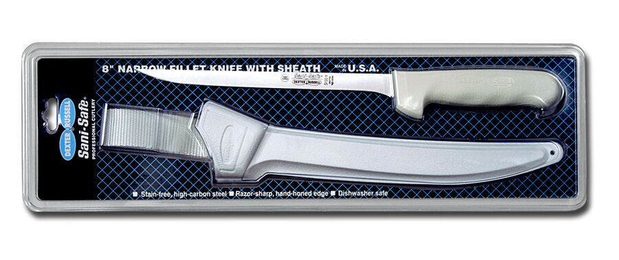 Dexter Russell Sani-Safe 7" Narrow Fillet Knife with Sheath 19173 S133-7WS1