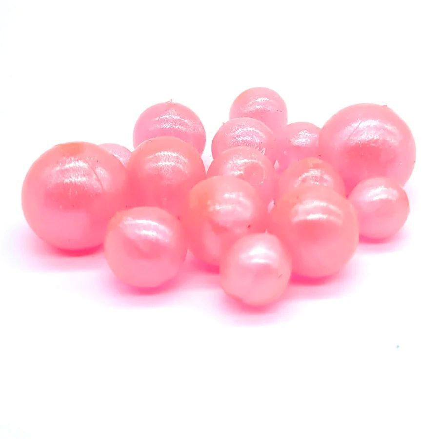 BnR Tackle Soft Bead Pearl Pink, 16mm, 10-Pk