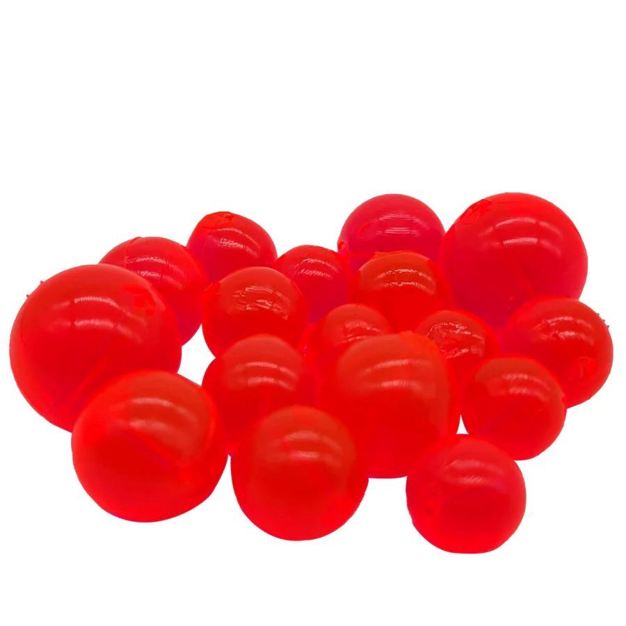 BnR Tackel Soft Bead Red, 16mm, 10-Pk