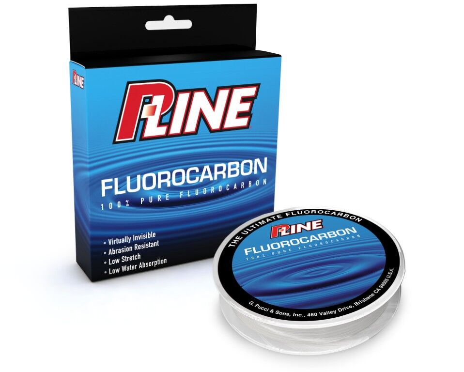 P-Line 100% Fluorocarbon Fishing Line, 250-Yd, 4-Lb