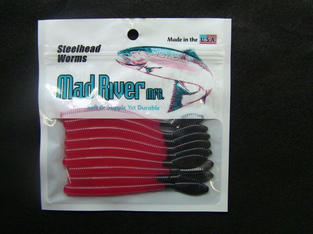 Mad River Mfg. Nightmare Steelhead Worms, 4-In