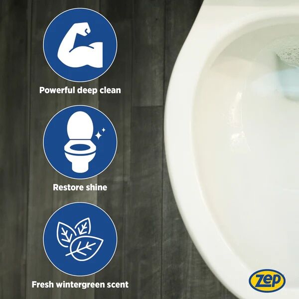 Zep Acidic Toilet Bowl Cleaner, 1-Gal