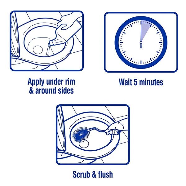 Zep Acidic Toilet Bowl Cleaner, 1-Gal