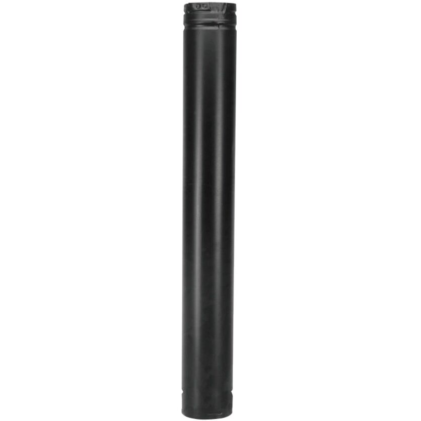 DuraVent PelletVent Pro Galvalume Straight Length Pipe, 3-In x 12-In