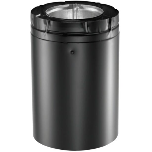 DuraVent DirectVent Pro Black Pipe Extension, 4-In x 6 5/8-In x 16-In