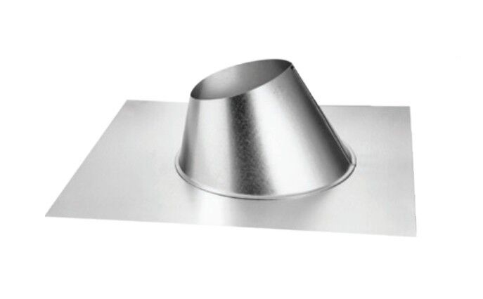DuraVent DirectVent Adjustable Roof Flashing, 4-In X 6 5/8-In