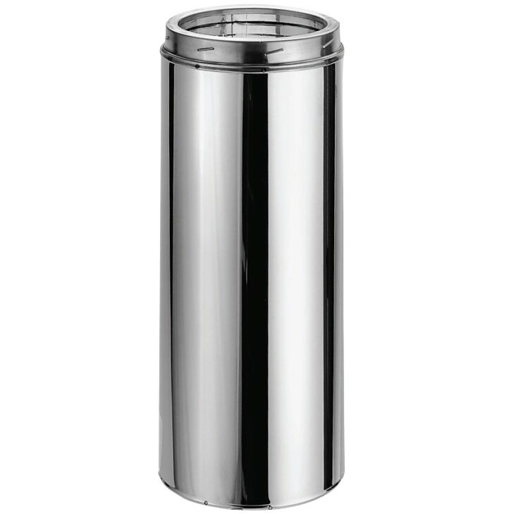 DuraVent DuraTech Stainless Steel Chimney Pipe, 6-In x 18-In