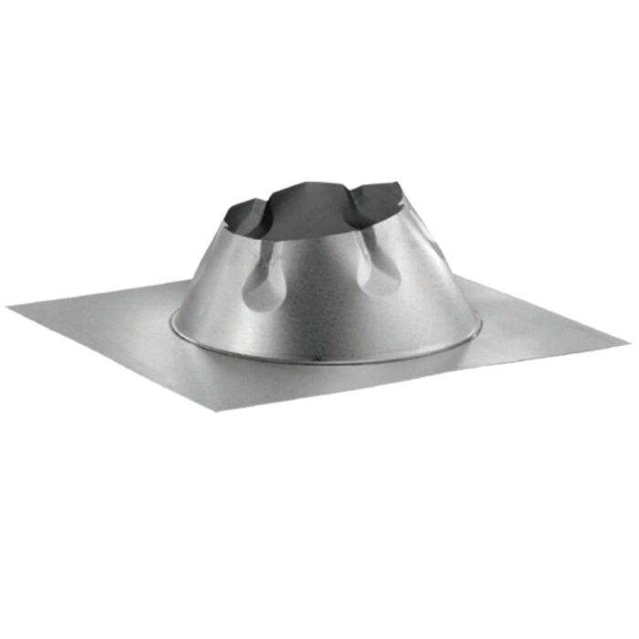 DuraVent DuraTech Adjustable Size Roof Flashing, 6-In, 7/12-In To 12/12-In Pitch