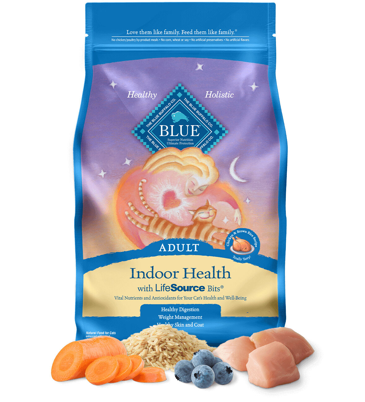 BLUE™ Indoor Health Adult Dry Cat Food, 15-Lb Bag