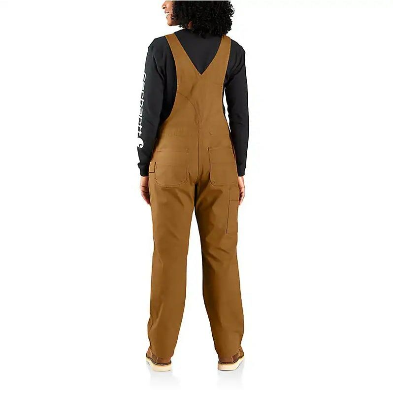 Carhartt Women's Rugged Flex Loose Fit Double Knee Canvas Work Overall
