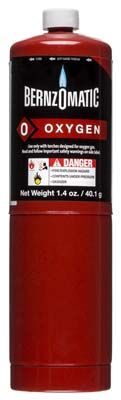 Bernzomatic Oxygen Torch Cylinder, 1.4-Oz.