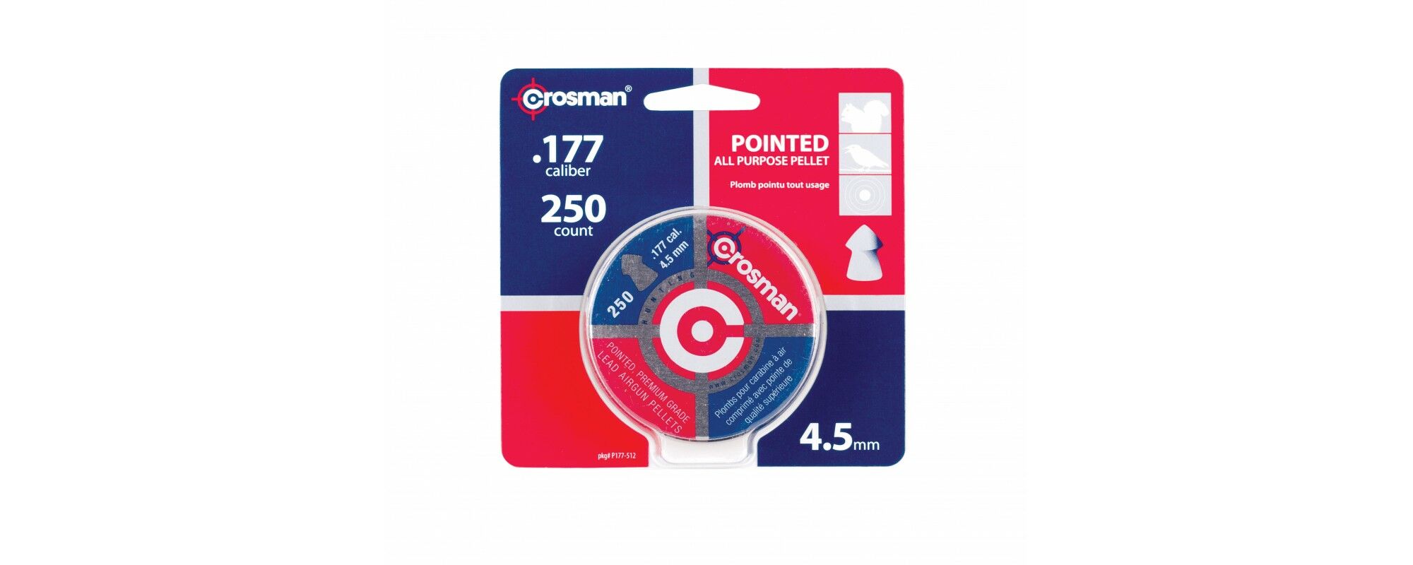 0.177 Pointed 7.4 grain Pellets (250cnt)