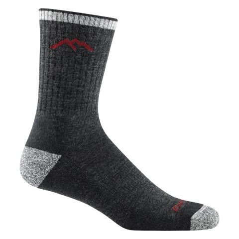 Darn Tough Men's Hiker Micro Crew Midweight Hiking Sock in Black