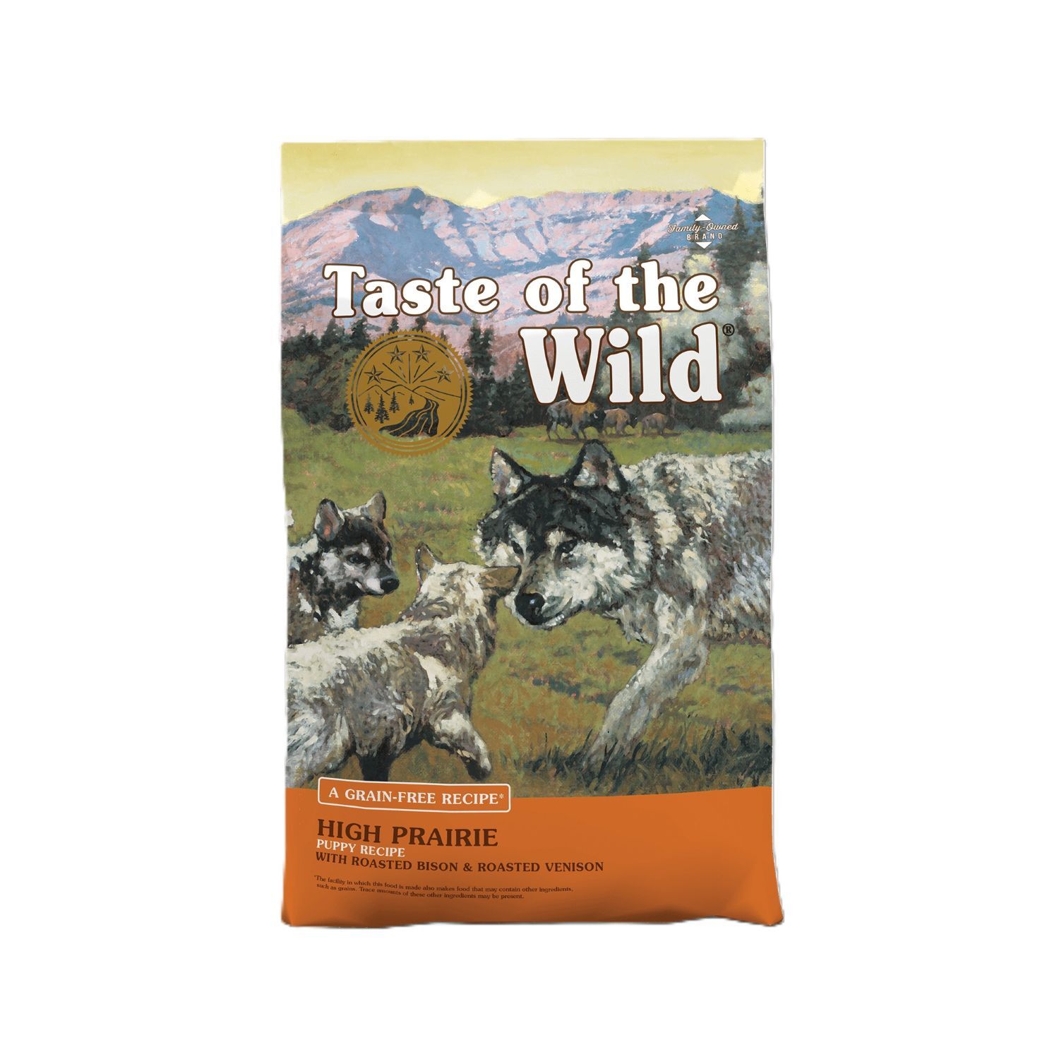 Tast of the Wild High Prairie Puppy Recipe with Roasted Bison & Roasted Venison Dog Food, 5-Lb