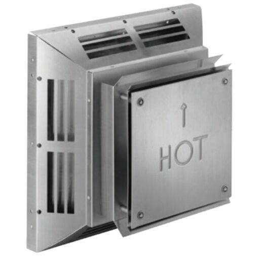 DuraVent DirectVent Pro Aluminum Square Horizontal Termination Cap, 4-In x 6 5/8-In