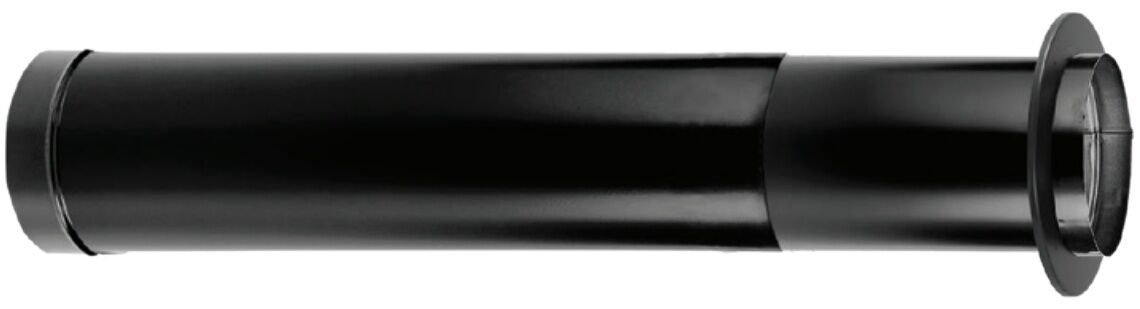 DuraVent DuraBlack Telescoping Length With Trim, 6-In x 44-In To 68-In