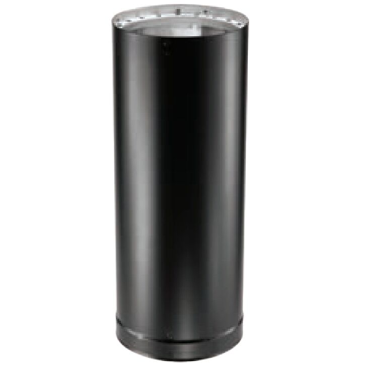 DuraVent DVL Double-Wall Black Pipe, 6-In x 18-In