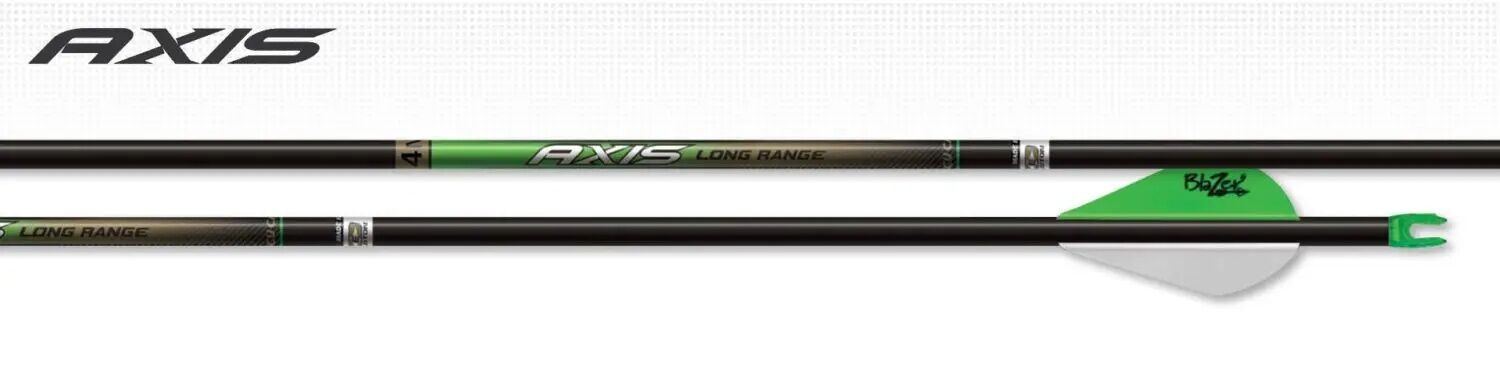 Easton Archery 4mm Axis 400 Long Range Arrow, 31 1/2-In-In, 6-Pk