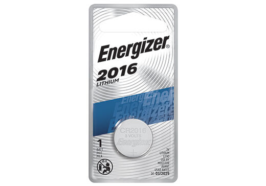 Energizer 2016 3-V Lithium Coin Batteries, 2-Pk