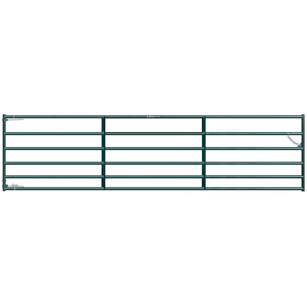 Behlen Country Green AgStar Max Collared Hinge Gate, 16-Ft x 50-In