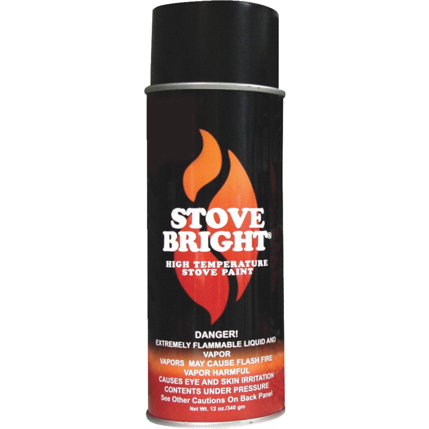 Stove Bright Flat Black High Temperature Paint