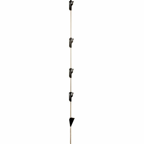 Geotek SunGUARD II Fiberglass Fence Post with Clips - 3/8" x 4'