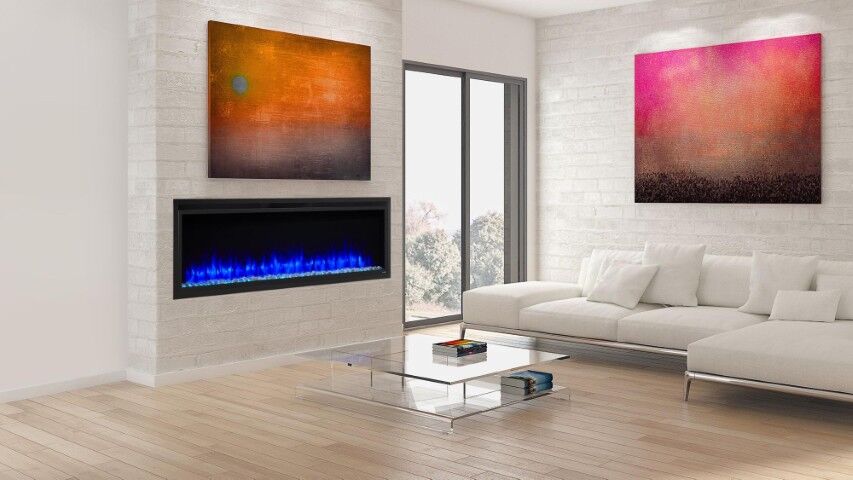 Simplifire Allusion Platinum 60 Electric Fireplace