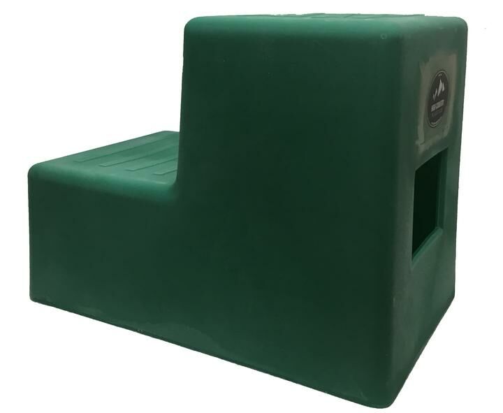 2 Step Mounting Block in Green