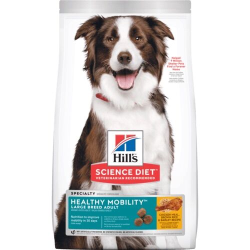 Hill's Science Diet Adult Healthy Mobility Large Breed Chicken Meal, Rice & Barley Dog Food, 30-Lb