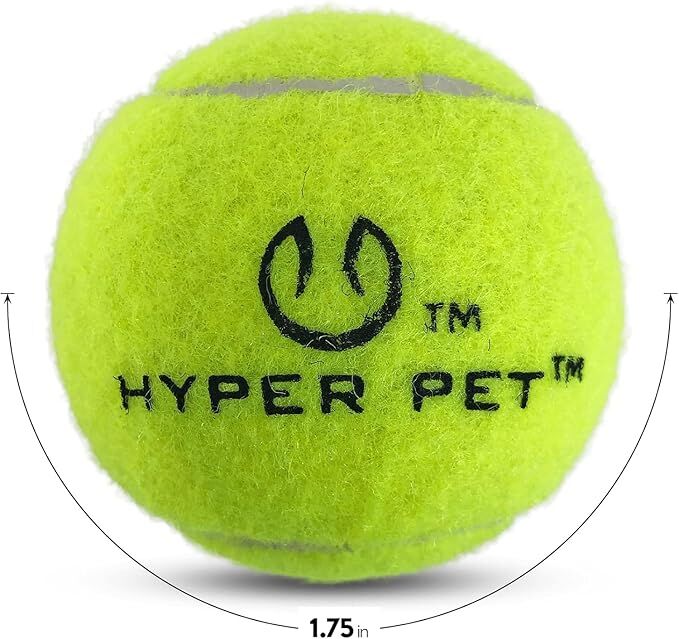 Hyper Pet Mini Tennis Balls for Dogs, 4-Ct