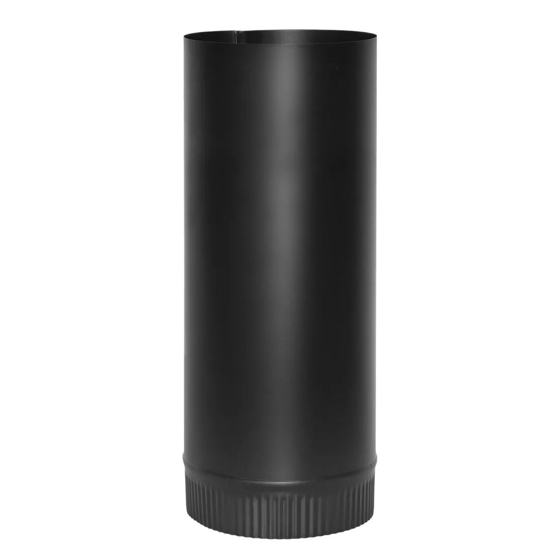 Imperial Black Half Joint Stove Pipe 24 Gauge, 8-In x 12-In