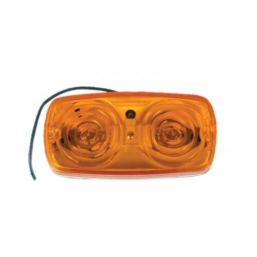 Amber Led Double Bulls-Eye Clearance Light