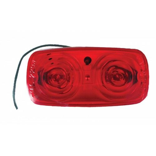 Red Led Double Bulls-Eye Clearance Light