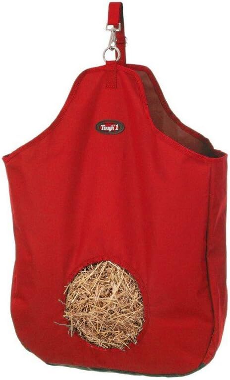 Tough1 Red Nylon Hay Bag