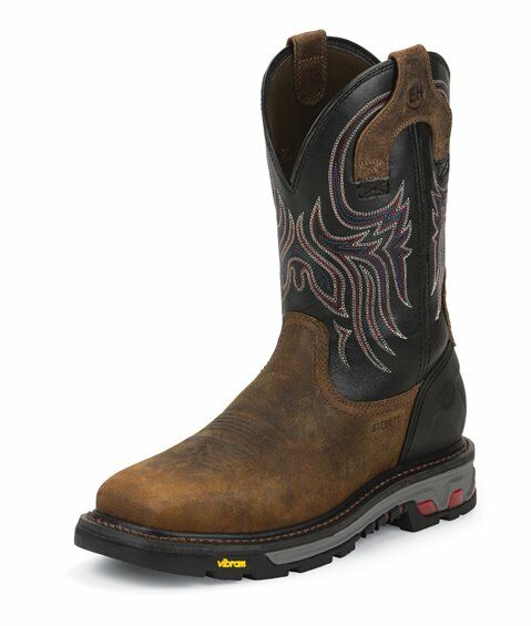 Justin Men's Commander Safety Toe Work Boot