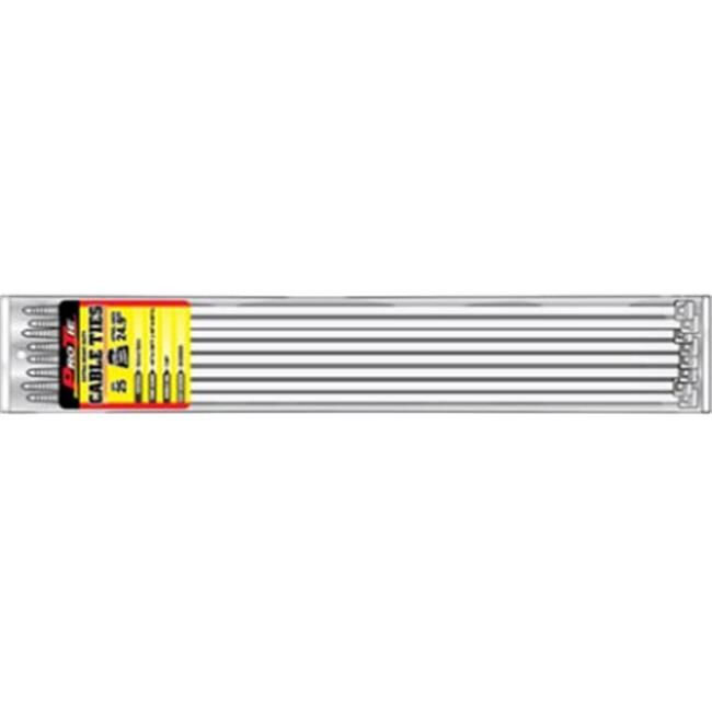 Pro Tie Natural Extra Heavy Duty 175-Lb Tensile Strength 17-In Cable Ties, 50-Pk
