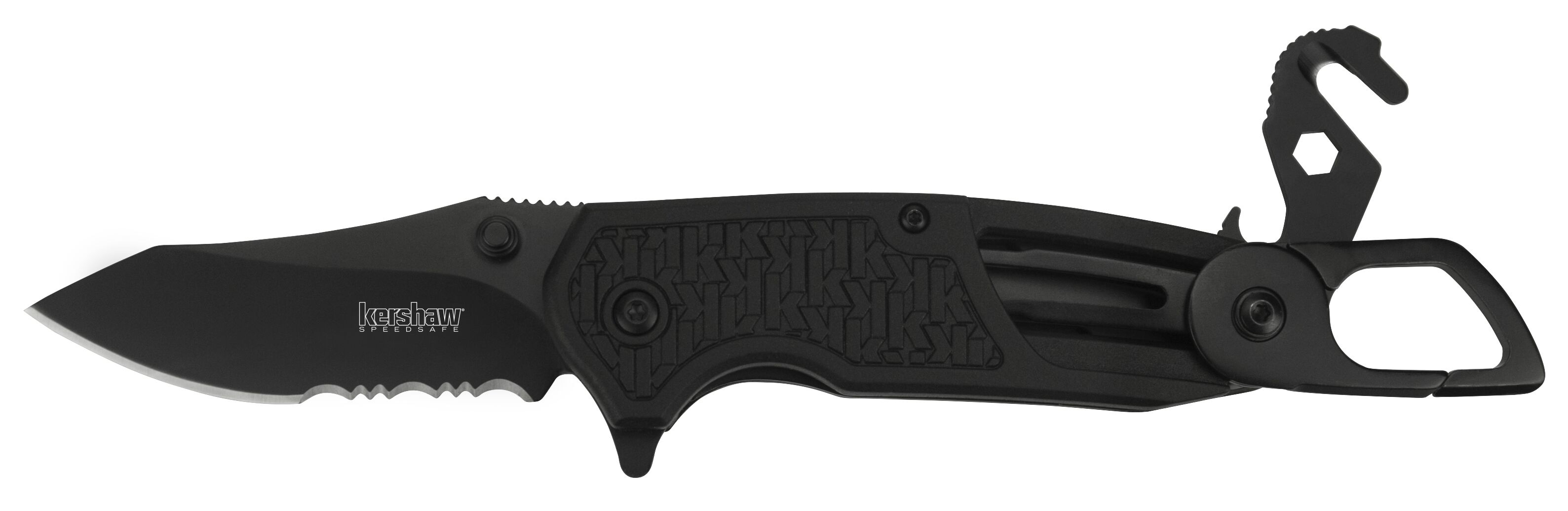 8Cr13Mov Black Oxide Coated Blade Deep Carry Pocket Clip Liner Lock