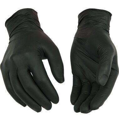 Disposable Black Powder-Free Nitrile