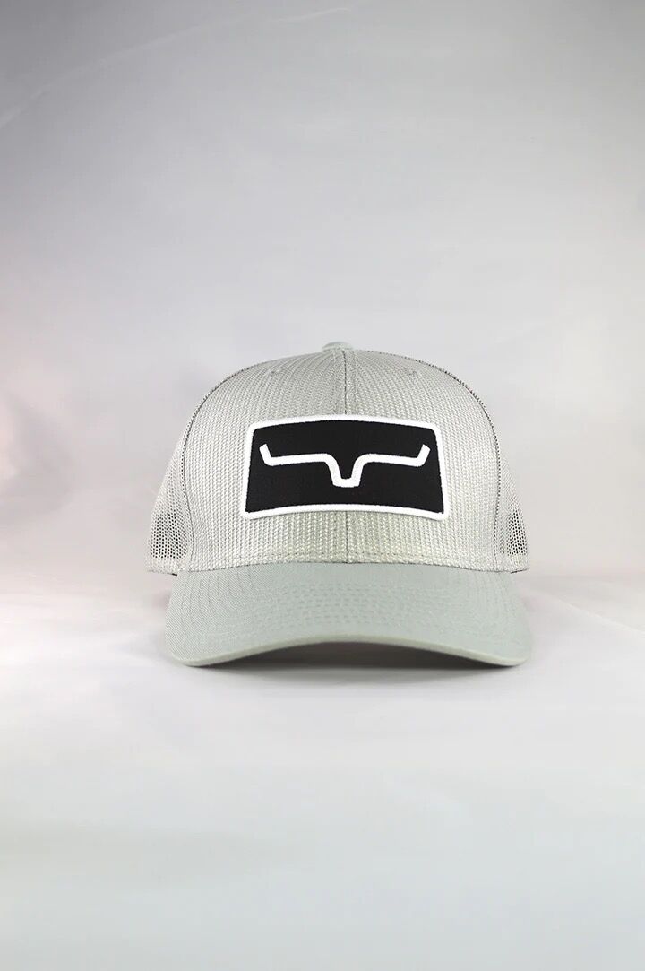 All Mesh Trucker Hat in Silver 