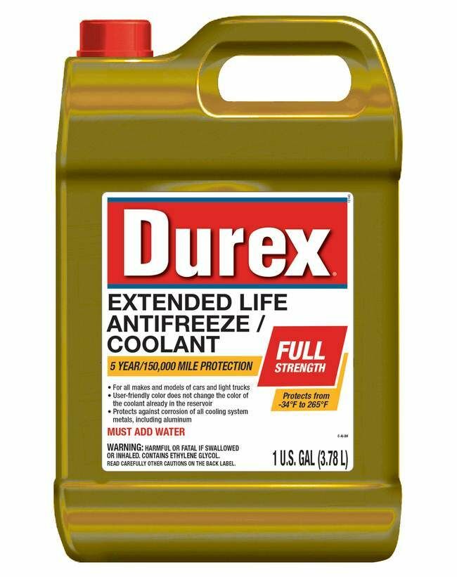 Durex 1 Gallon Full Strength Extended Life Antifreeze/Coolant