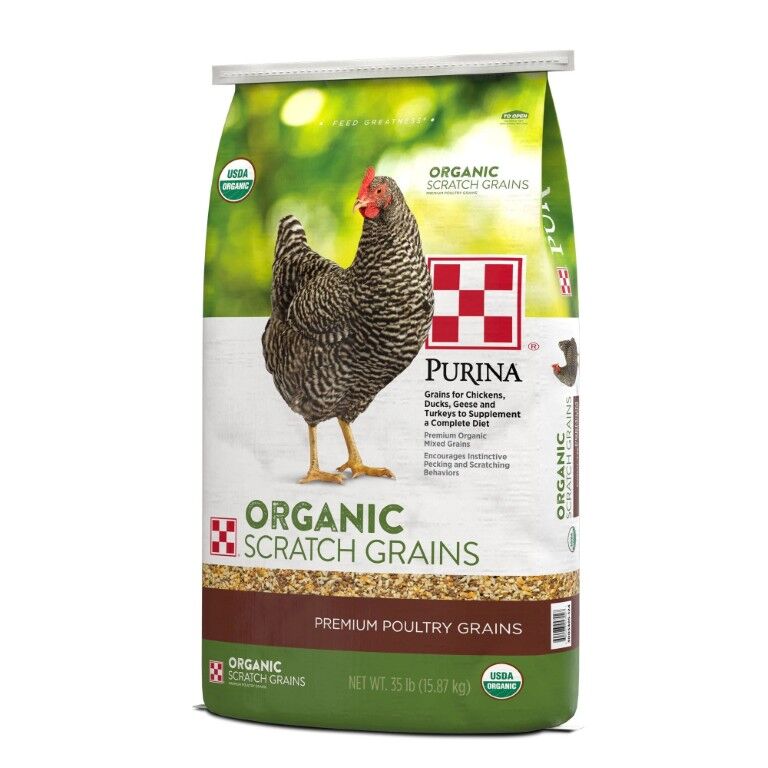 Purina Organic Scratch Grains, 35-Lb
